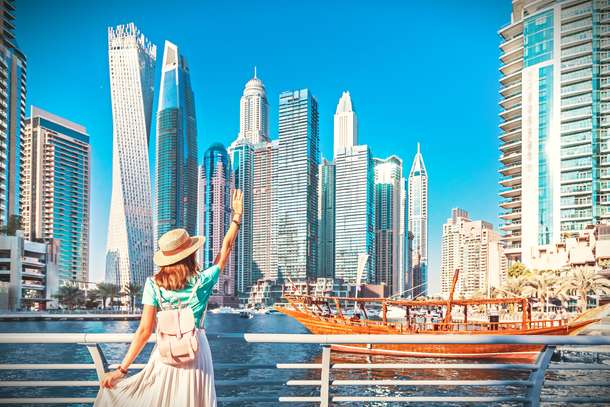 Dubai Skylitne in the day time