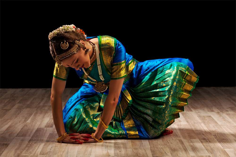 Witness Bharatnatyam’s intricate footwork and powerful hand gestures
