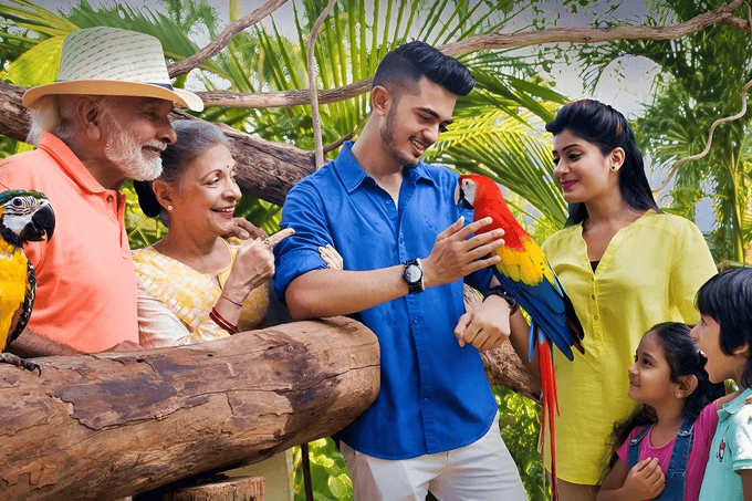 Experience EsselWorld Bird Park, India’s first interactive haven for exotic birds