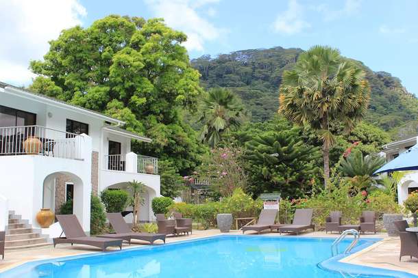 Pool side relaxing Area