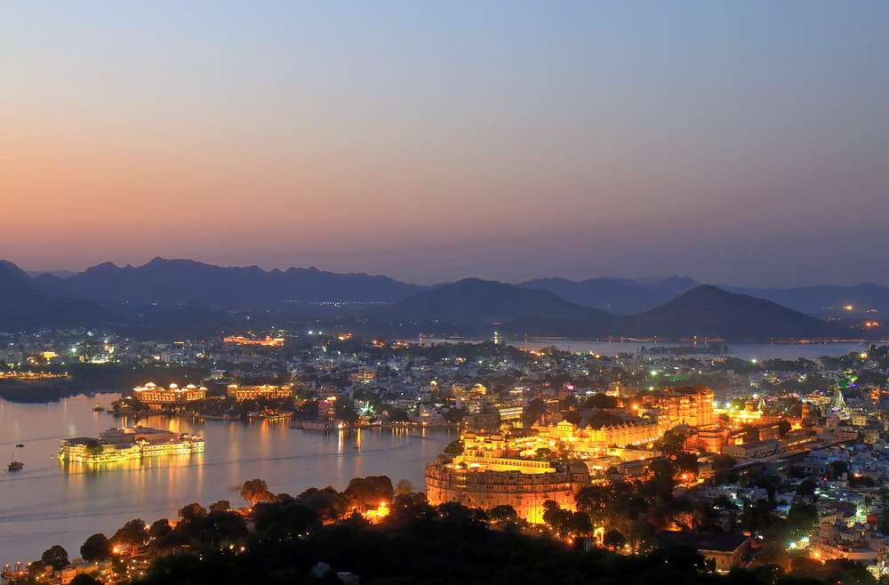 Udaipur Night Walk Image