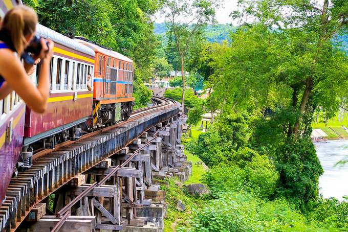 Get excited to travel in the Kanchanaburi Death Railway