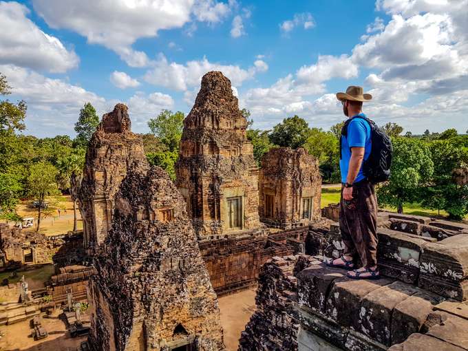 Witness Angkor Wat’s towers glow at sunrise, reflecting Khmer heritage