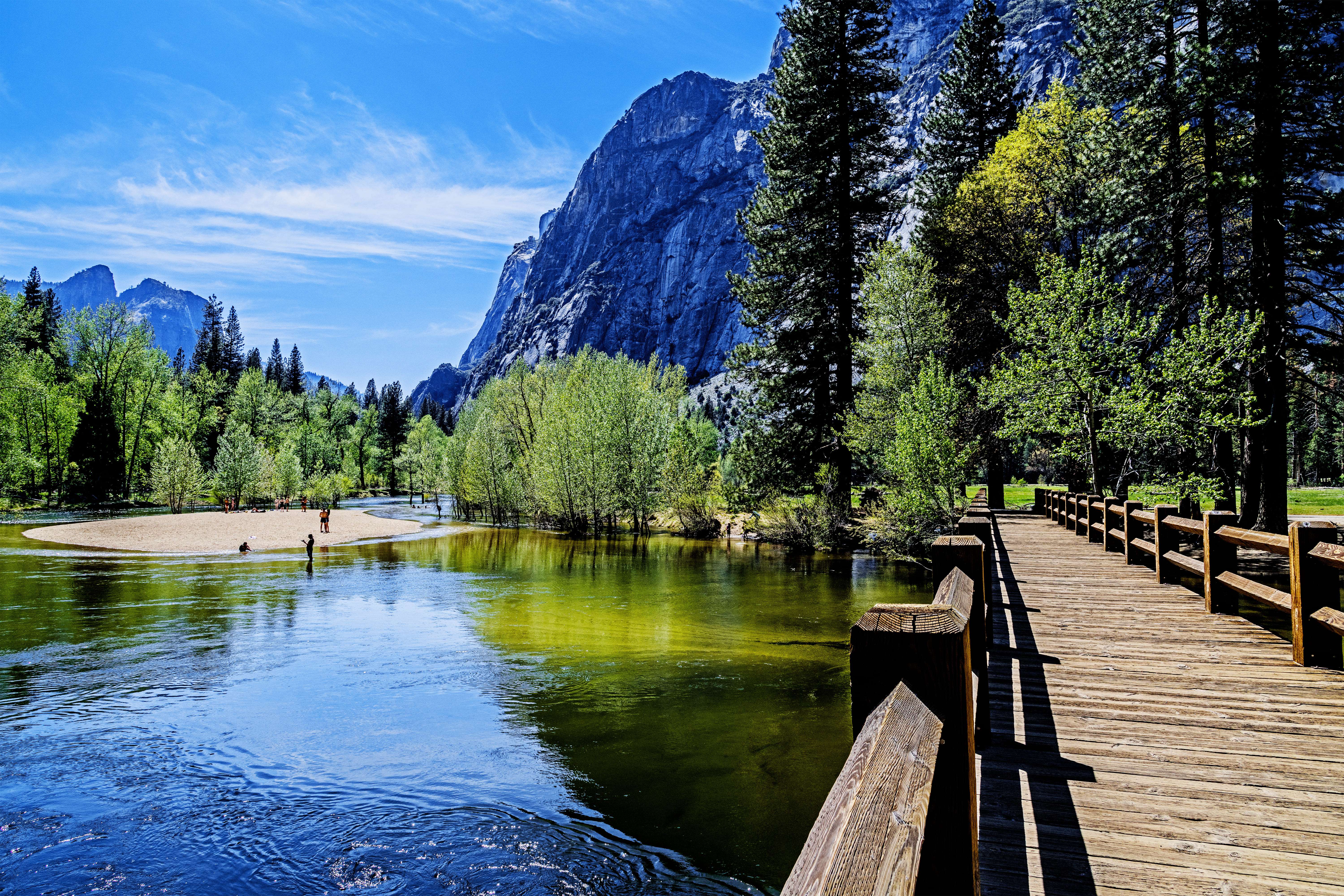 Path to Yosemite National Park, California