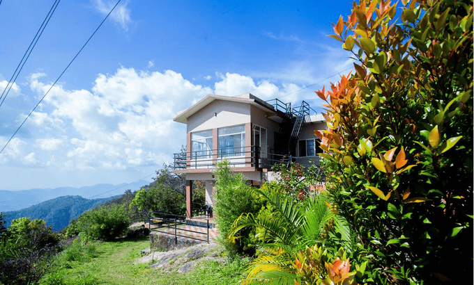 Arial View of the resort
