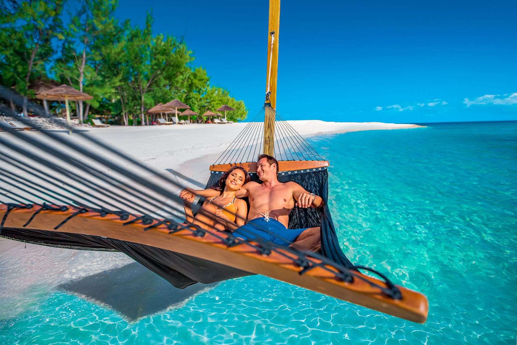 Lie down amidst the azure waters and feel the serenity within