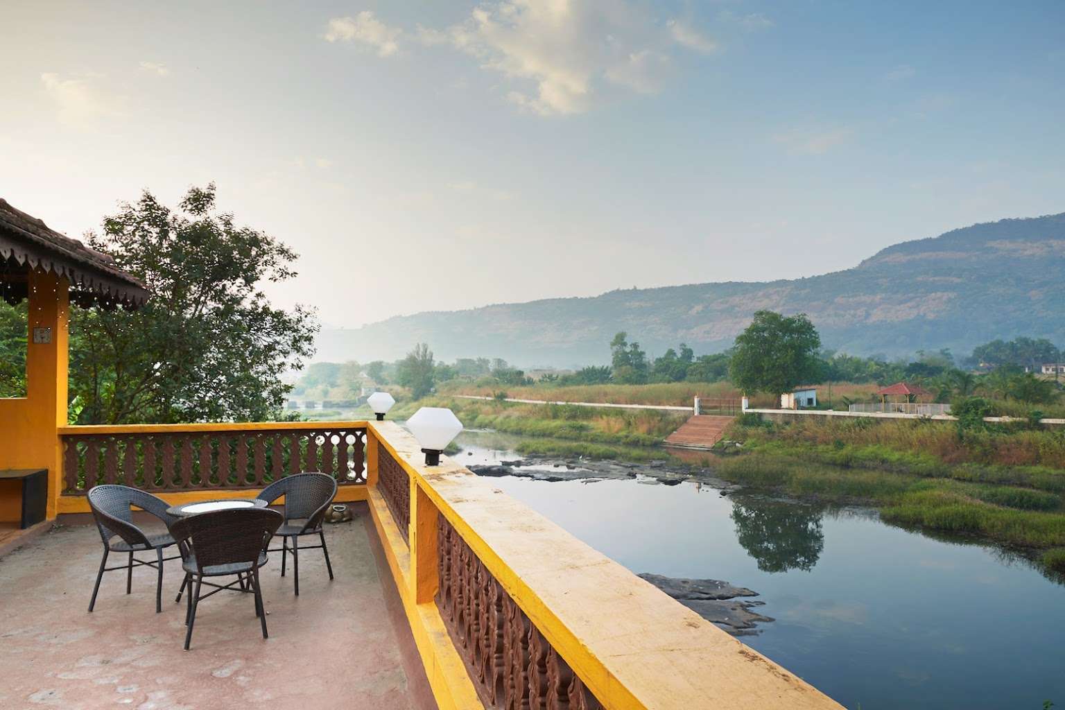 A Vintage Styled Farmhouse with River Views in Karjat Image