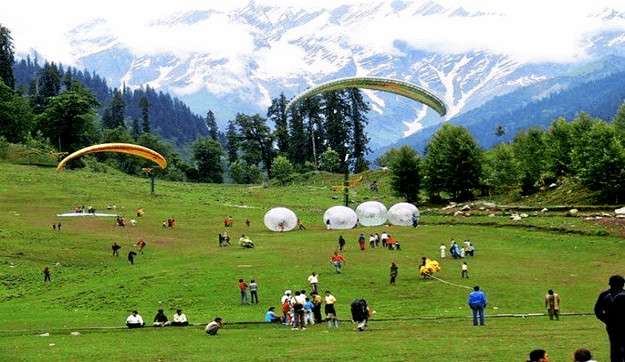 Paragliding In Dalhousie Image