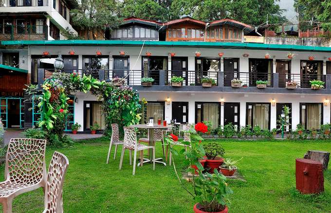 Aerial view of the Limewood room the front side