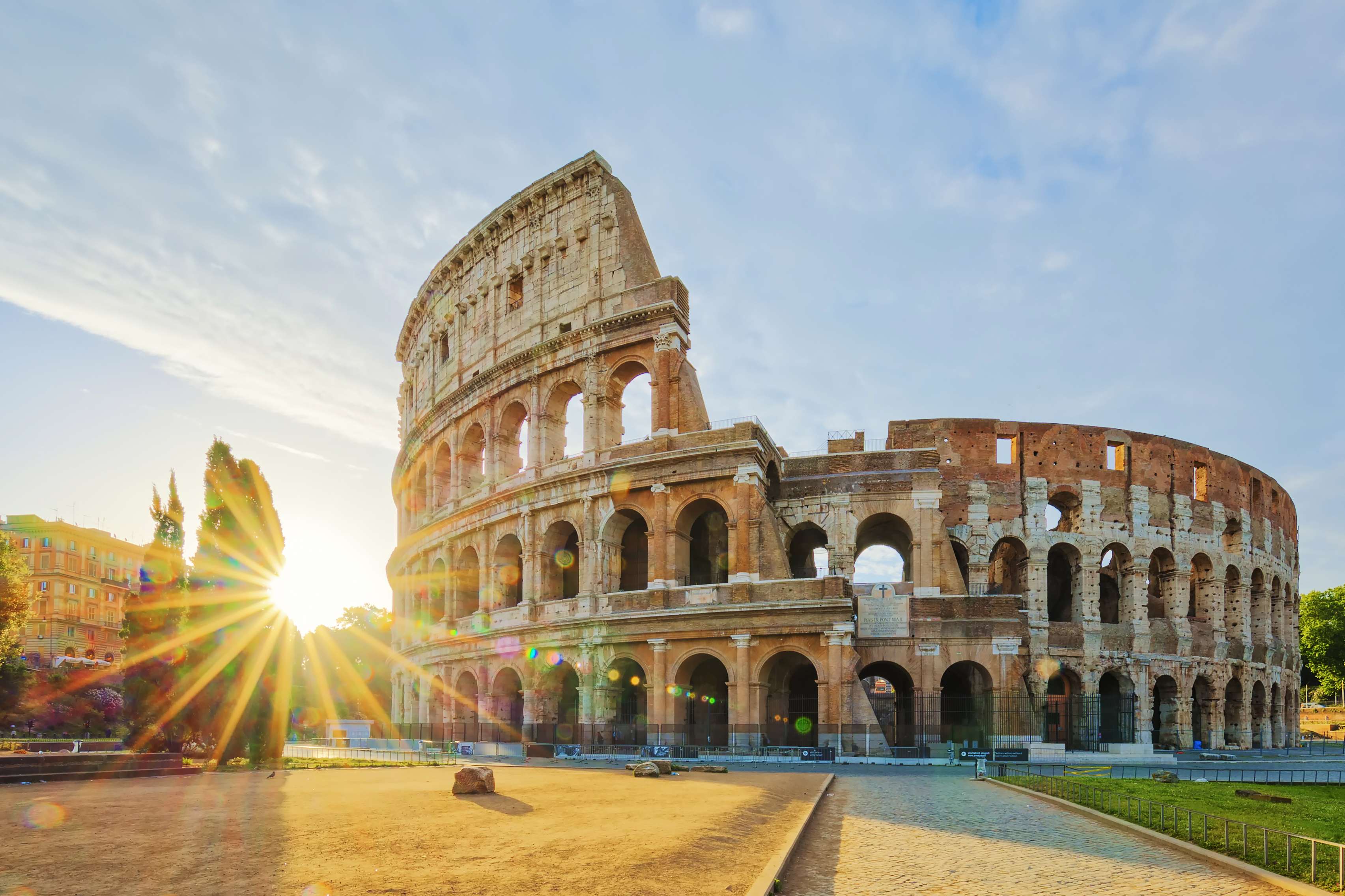 Step inside the Colosseum and walk through the same archways once used by gladiators and emperors
