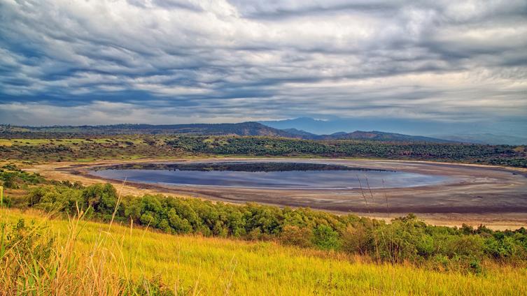 Lake Katwe Explosion Crater Drive