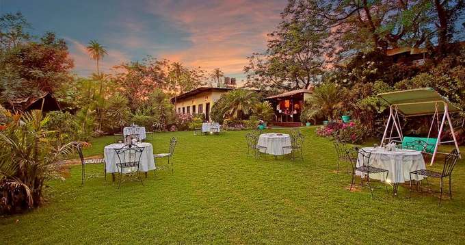 Garden view of the resort