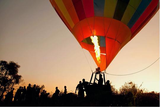 Hot Air Balloon In Bangalore Image