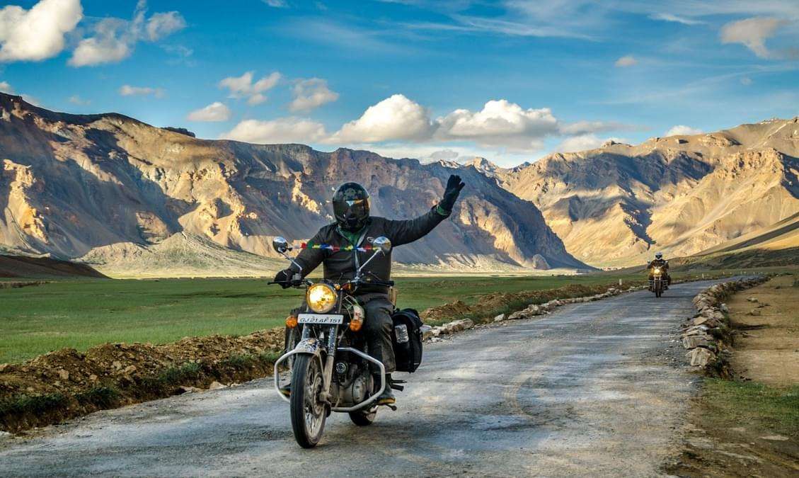 Ride through Ladakh’s raw beauty on a Royal Enfield