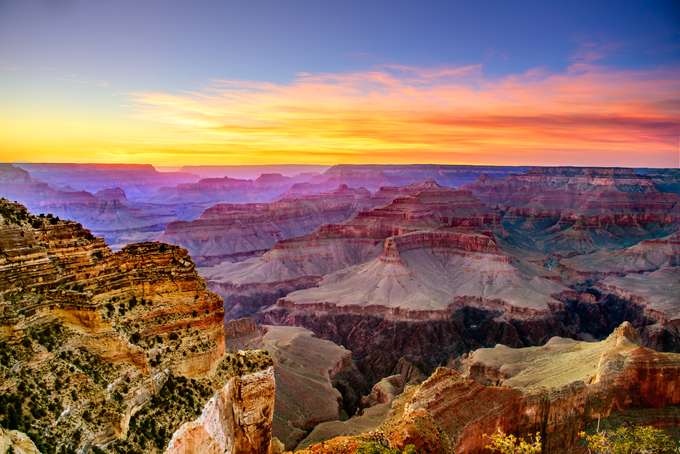 Take a tour to South Rim Grand Canyon from Las Vegas