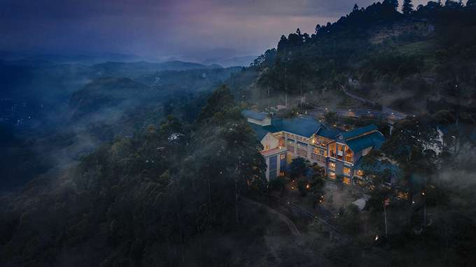 Devonshire Greens Leisure Hotel nestled in the lush greenery