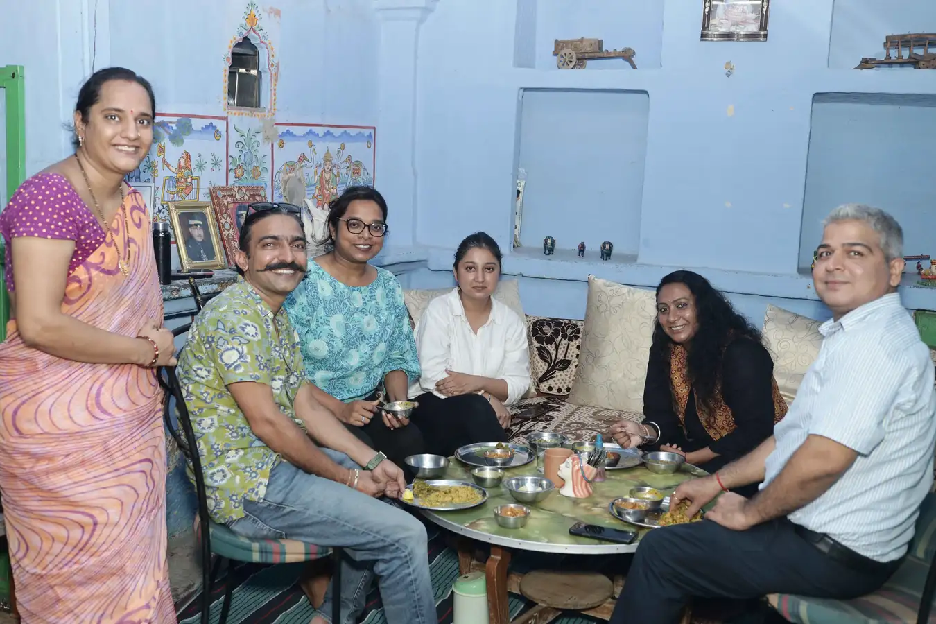 Indulge in a delectable, home-cooked vegetarian meal 