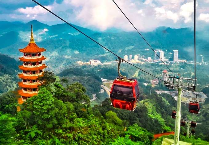 Mountain view at Genting Highlands, Malaysia