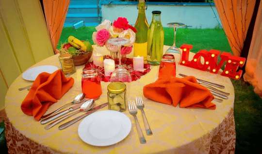 Romantic Cabana Candlelight Dinner At Hyatt Place, Gurgaon Image