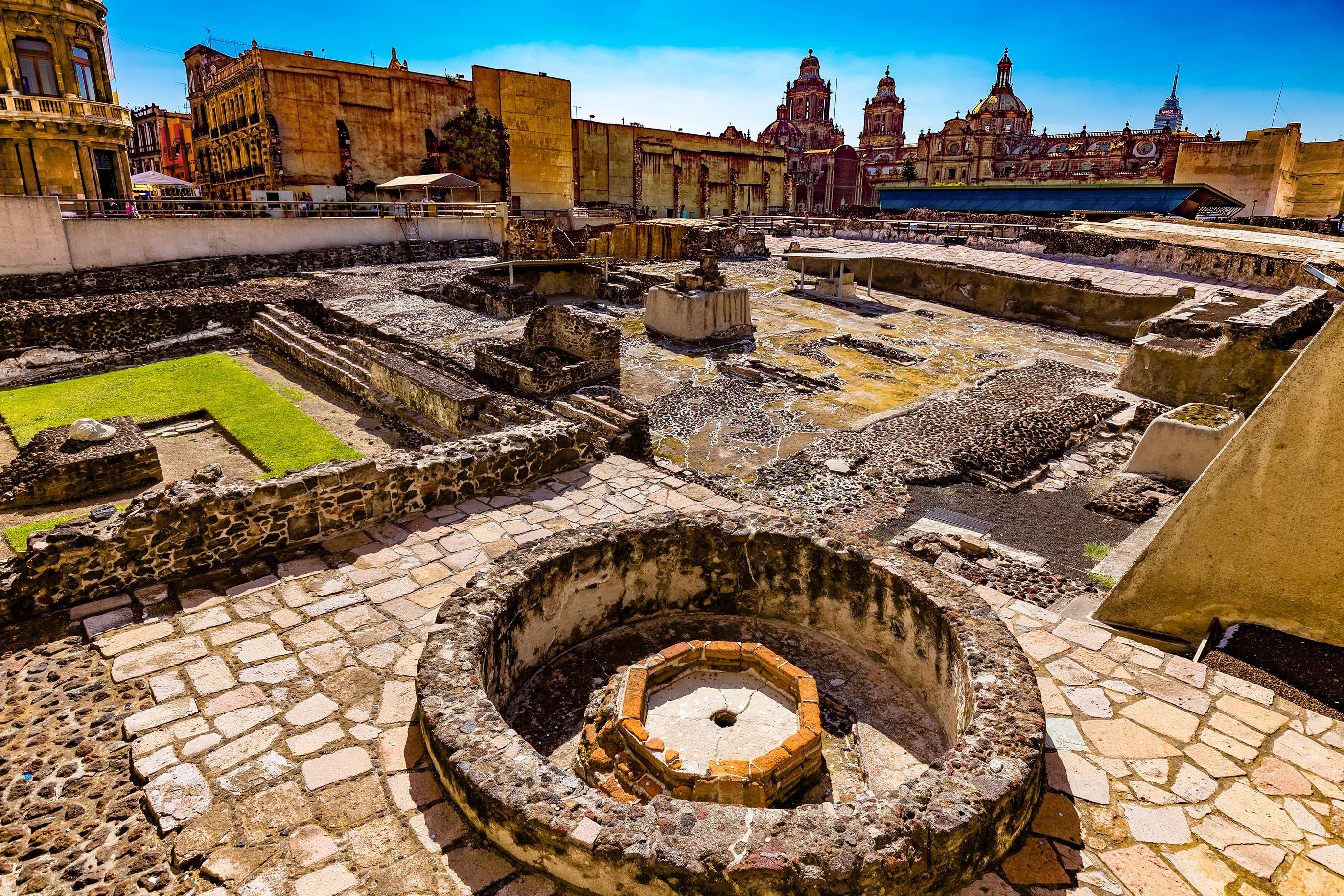 The ruins of the Templo Mayor (UNESCO World Heritage Site)