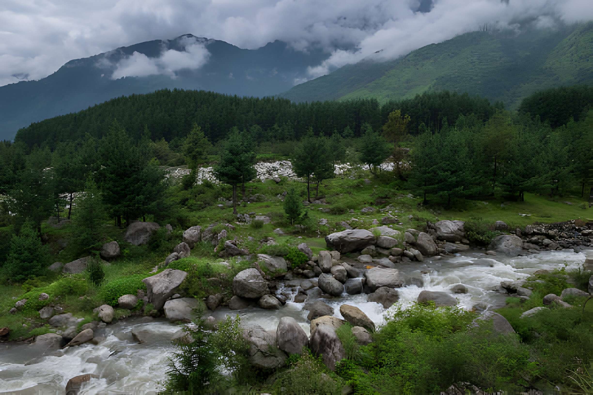 Beautiful serene of Manali