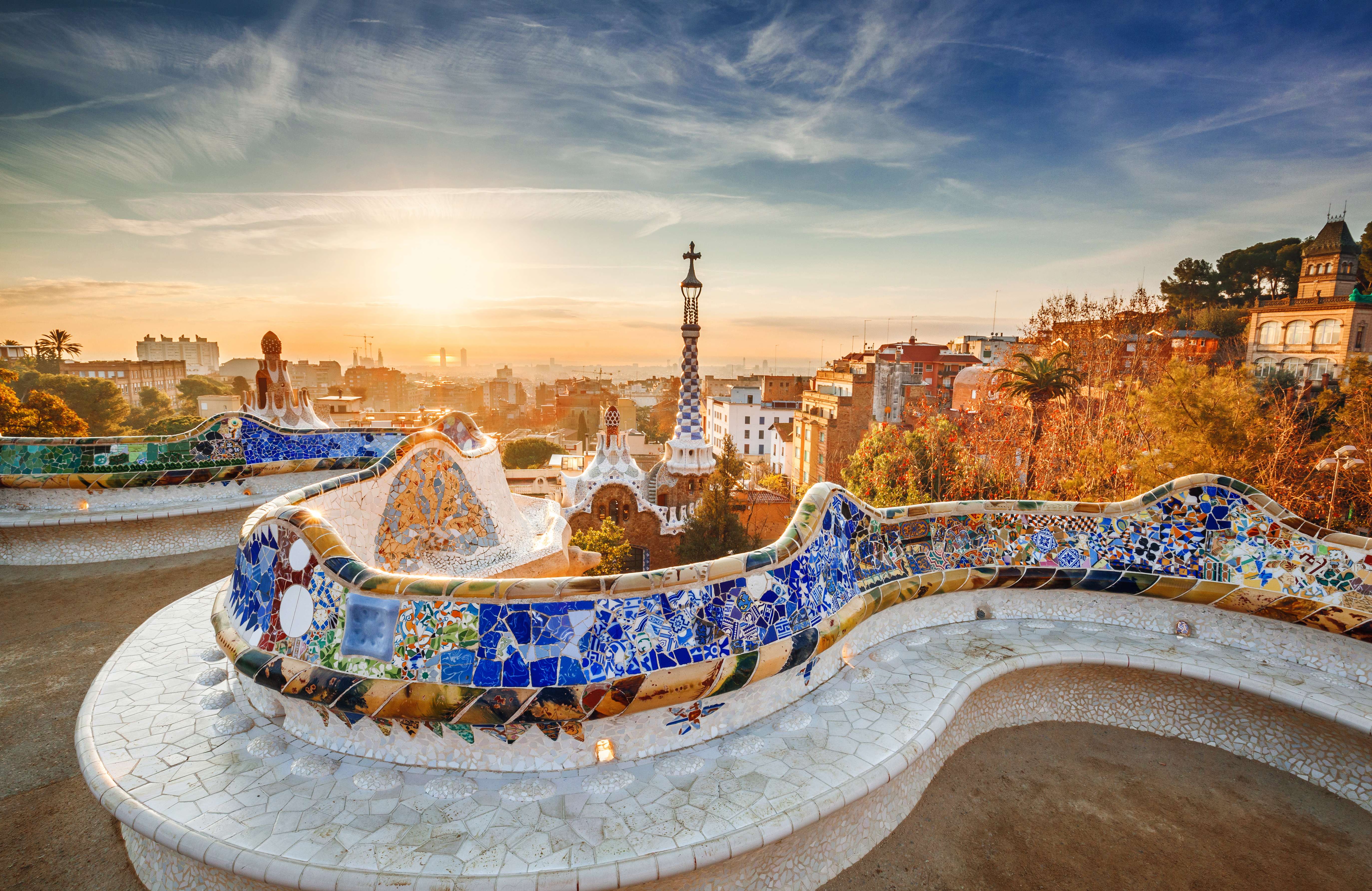 Benches at Park Güell