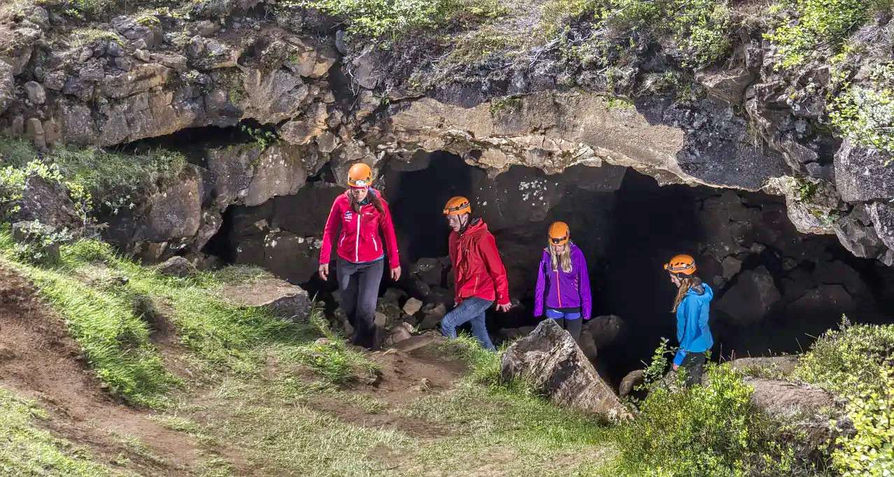Silfra Fissure Snorkeling and Lava Caving Day Tour from Reykjavik
