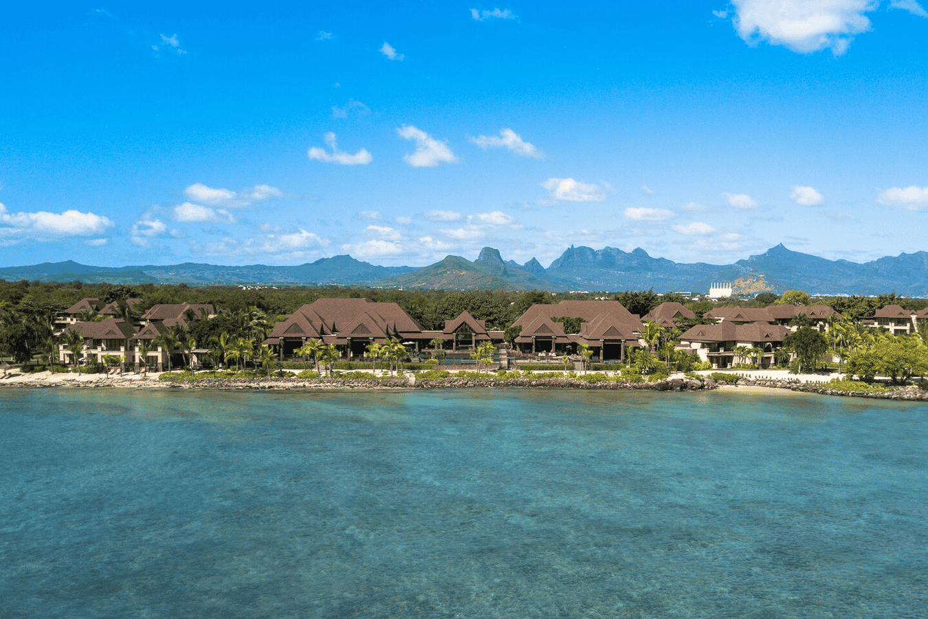 Aerial view of the stunning The Westin Turtle Bay Resort & Spa, Mauritius