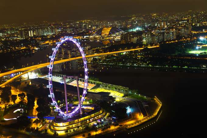 Take in stunning views of various attractions across the city