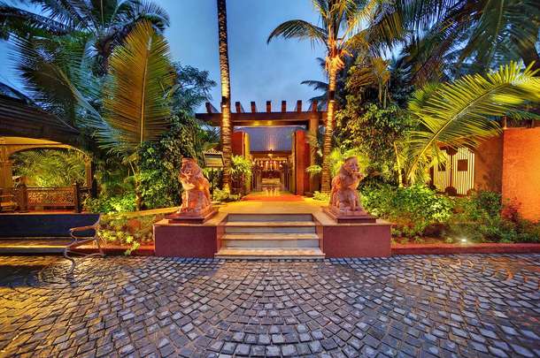 Entrance of the resort