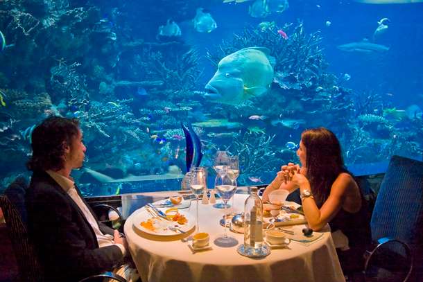 Dinner at the Burj Al Arab Dubai