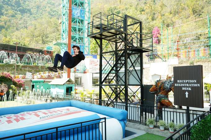 Bag Jump in Rishikesh