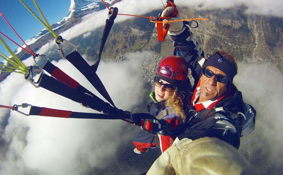 Zermatt Paragliding Image