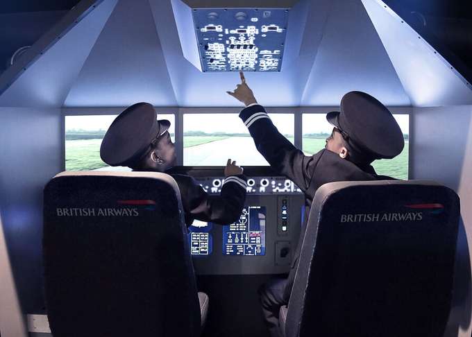 Children can become pilots and experience what it's like to be one for the day