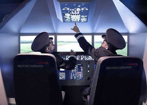 Children can become pilots and experience what it's like to be one for the day