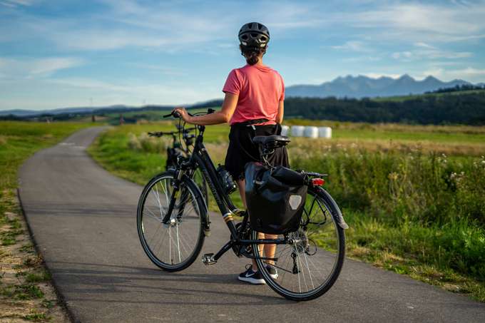 Hop on the cycle and peddle your way across the reservoir
