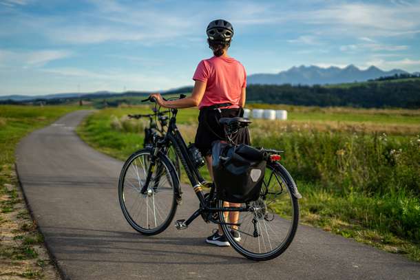 Hop on the cycle and peddle your way across the reservoir