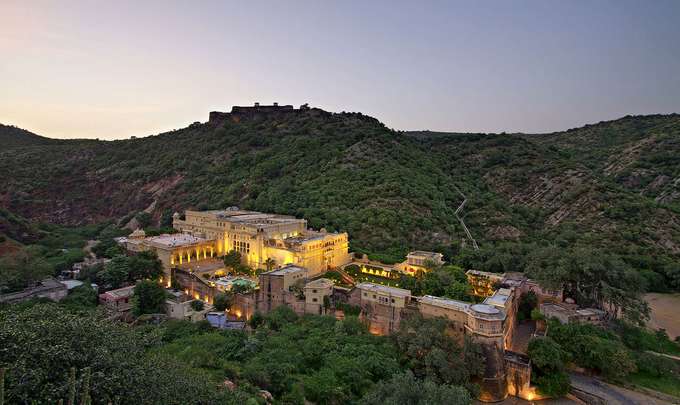 Aerial view of the resort