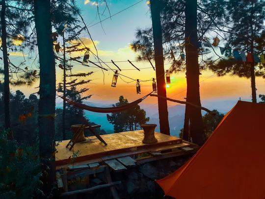 Valley View Camping In Shimla Image