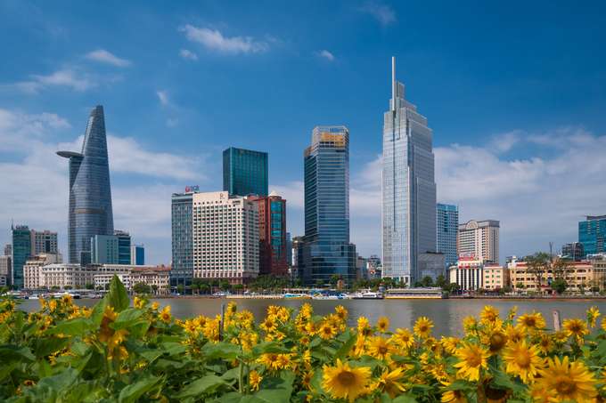 Scenic view of Ho Chi Minh City