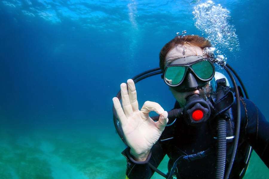 Scuba Diving In Fujairah Image