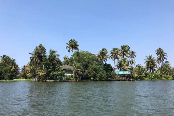 Immerse yourself in the serenity of Punnamada Lake during your 8-hour Alleppey sightseeing tour
