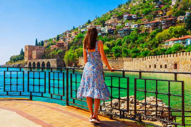 Admire the natural beauty of the coastal town of Antalya