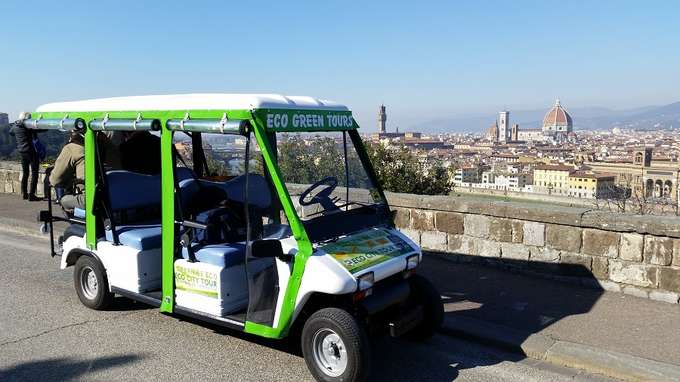 electric cart at the Florence city