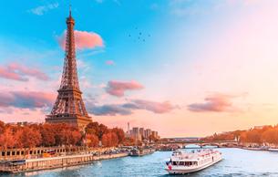 Admire the views of Eiffel Tower and a serene Seine River cruise
