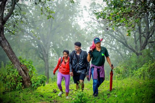 Camping Amidst Pear Orchard In Kodaikanal Image