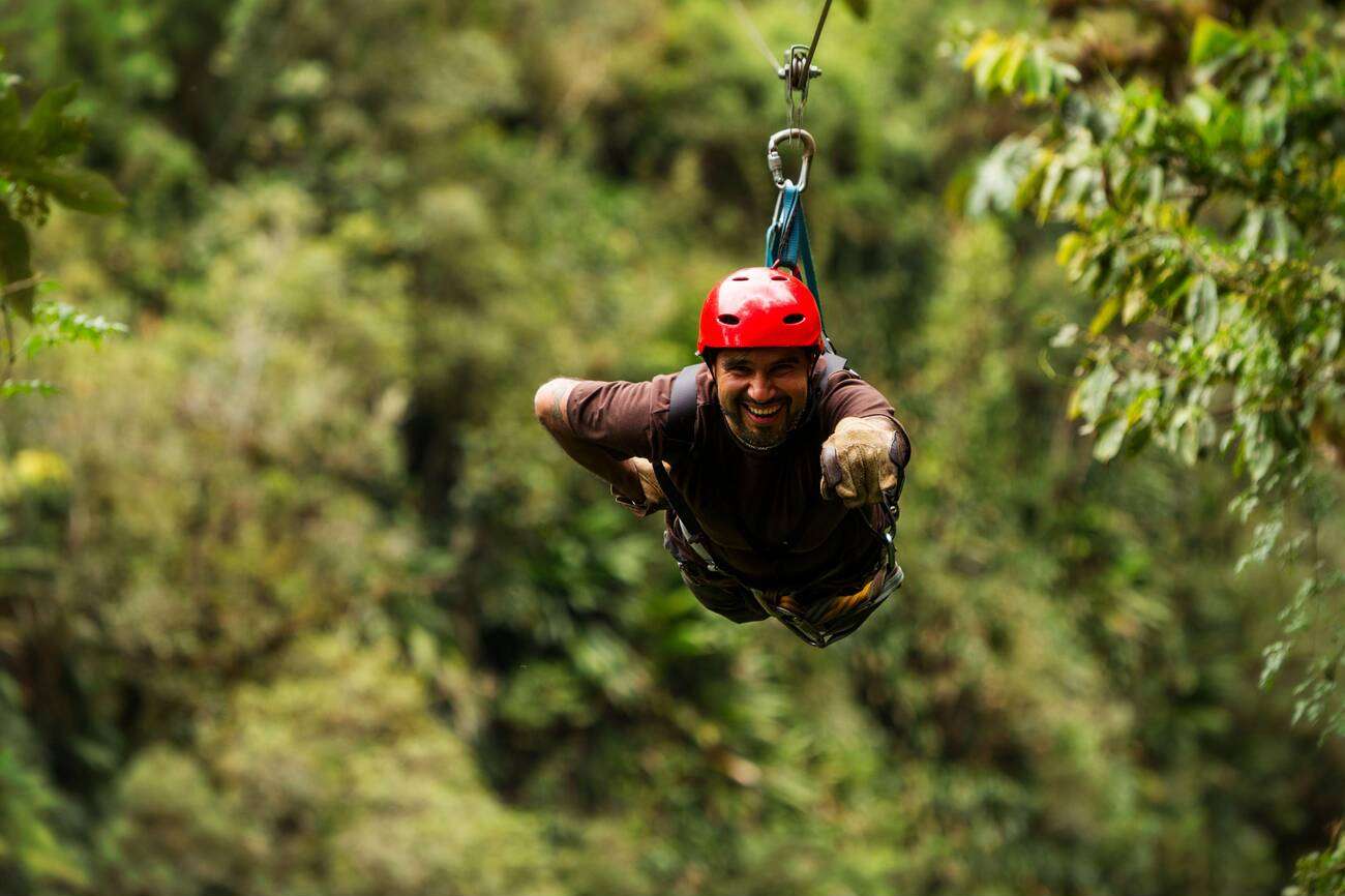 Superman Zip Line in Mussoorie