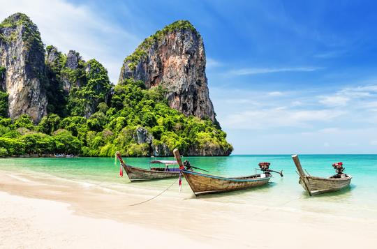 Snorkeling In Railay Beach Image