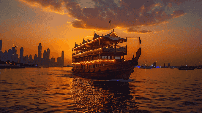 Sunset Marina Dhow Cruise in Dubai