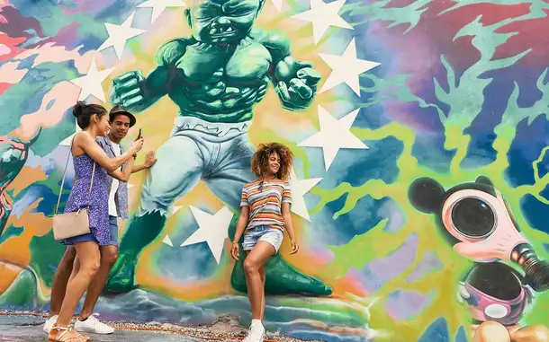 Wynwood Art District Tour by Golf Buggy Miami